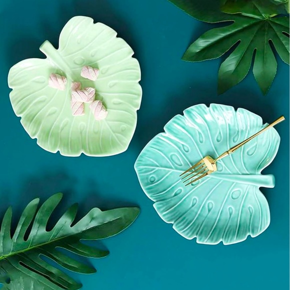 LARGE MONSTERA LEAF SILICONE TRAY MOLD DIY RESIN MICA SHELLS SEA GLASS& MORE LOT - Picture 10 of 16